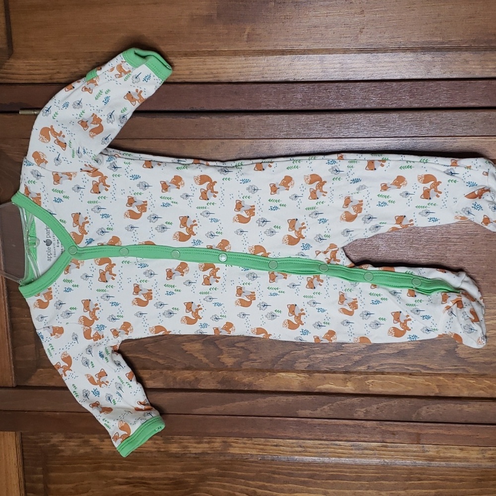 Apple Park NWOT Organic Cotton Footed Pajama